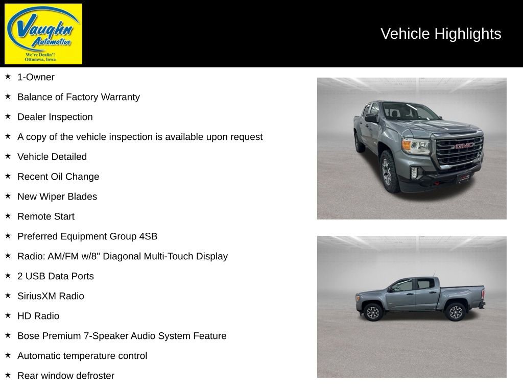 Certified 2022 GMC Canyon AT4 w/ Trailering Package video 2