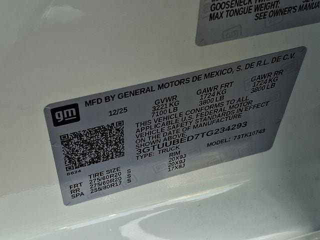 New 2026 GMC Sierra 1500 SLE w/ Preferred Package image 16