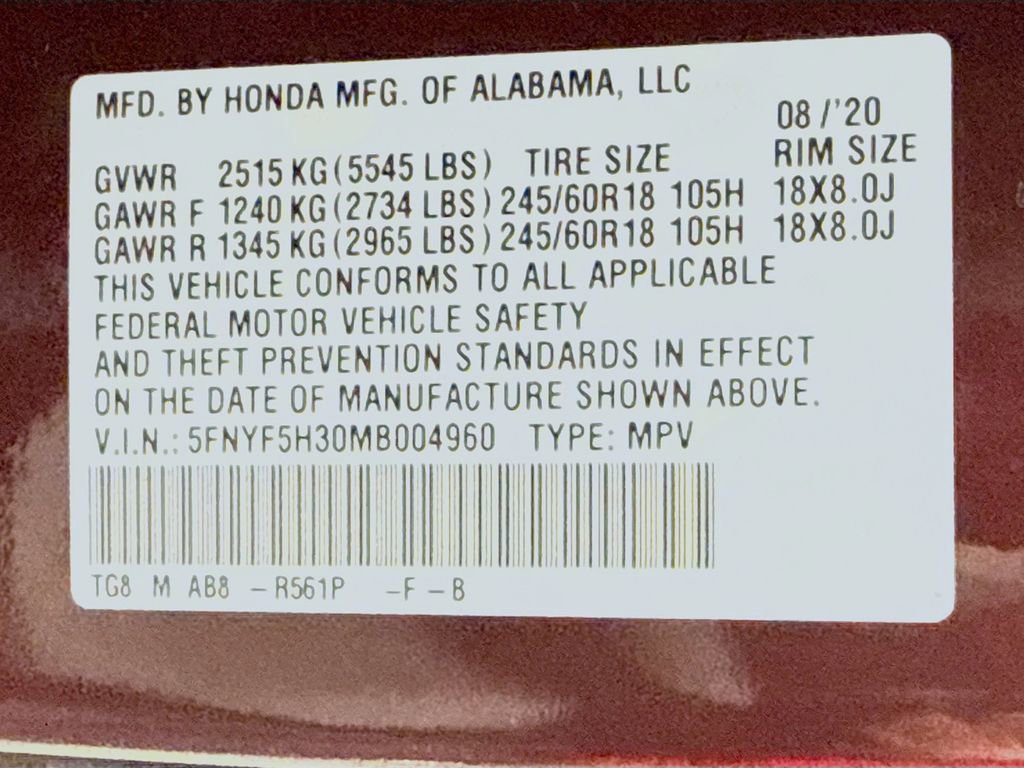 Used 2021 Honda Pilot EX image 31