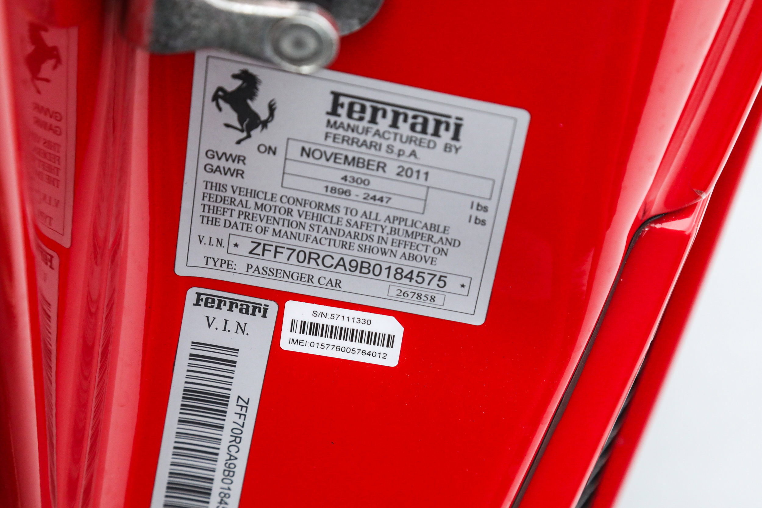 Used 2011 Ferrari 599 GTO RWD image 43