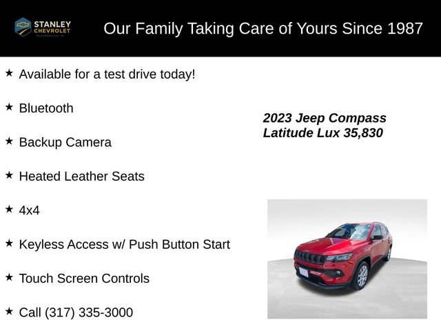 Used 2023 Jeep Compass Latitude AWD/4WD image 9