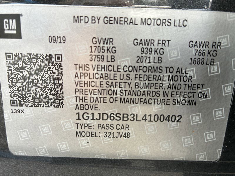 Used 2020 Chevrolet Sonic LT image 20