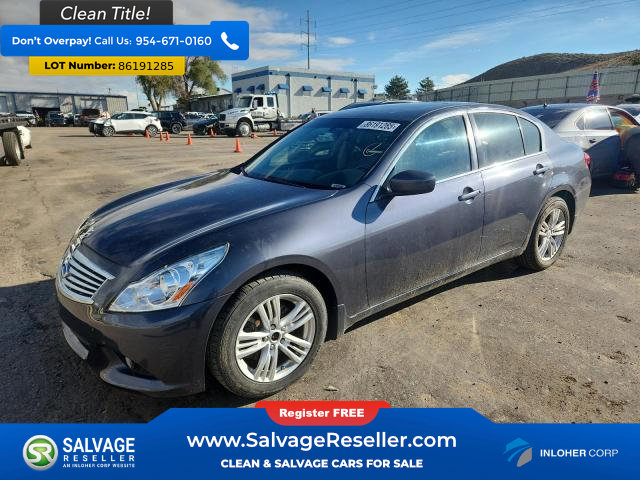 Used 2012 INFINITI G25 x