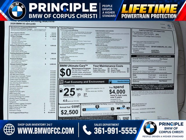New 2026 BMW X5 xDrive40i w/ M Sport Package AWD/4WD image 28