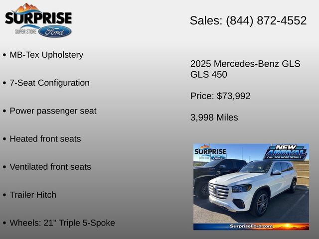 Used 2025 Mercedes-Benz GLS 450 4MATIC image 15