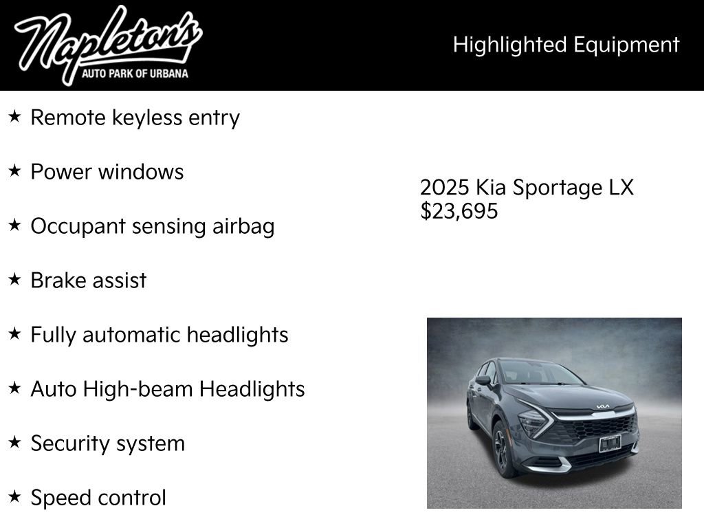 Certified 2025 Kia Sportage LX image 4