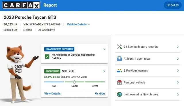 Used 2023 Porsche Taycan GTS image 7