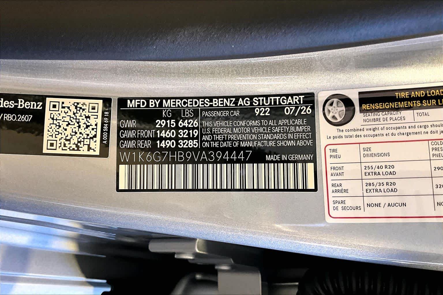 New 2027 Mercedes-Benz S 580 4MATIC Sedan image 12
