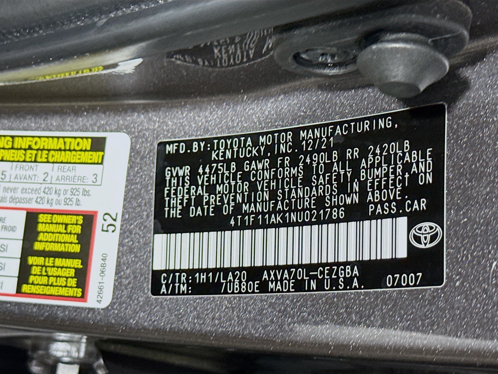 Used 2022 Toyota Camry XLE FWD image 40
