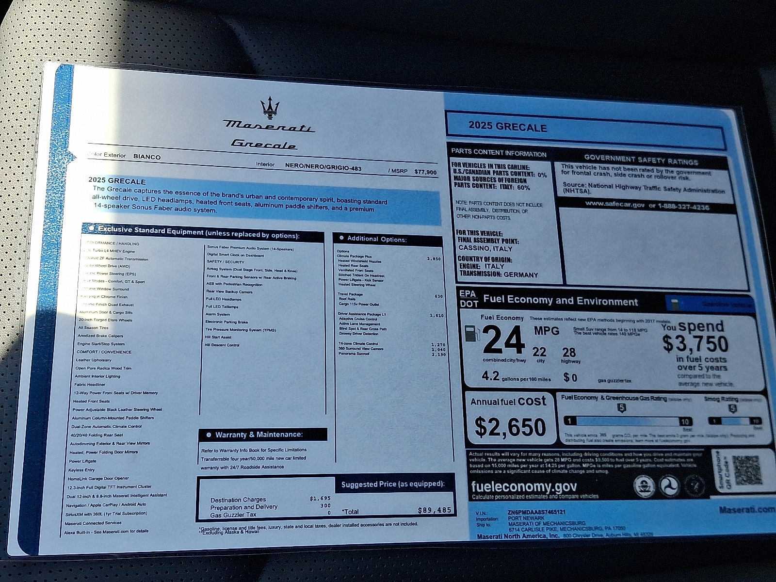 New 2025 Maserati Grecale GT image 11