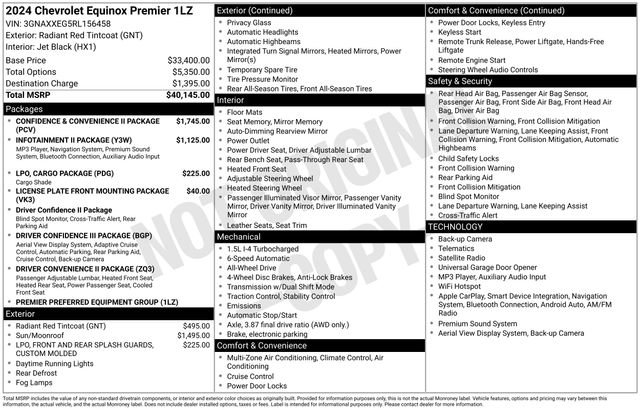Used 2024 Chevrolet Equinox Premier AWD/4WD image 12