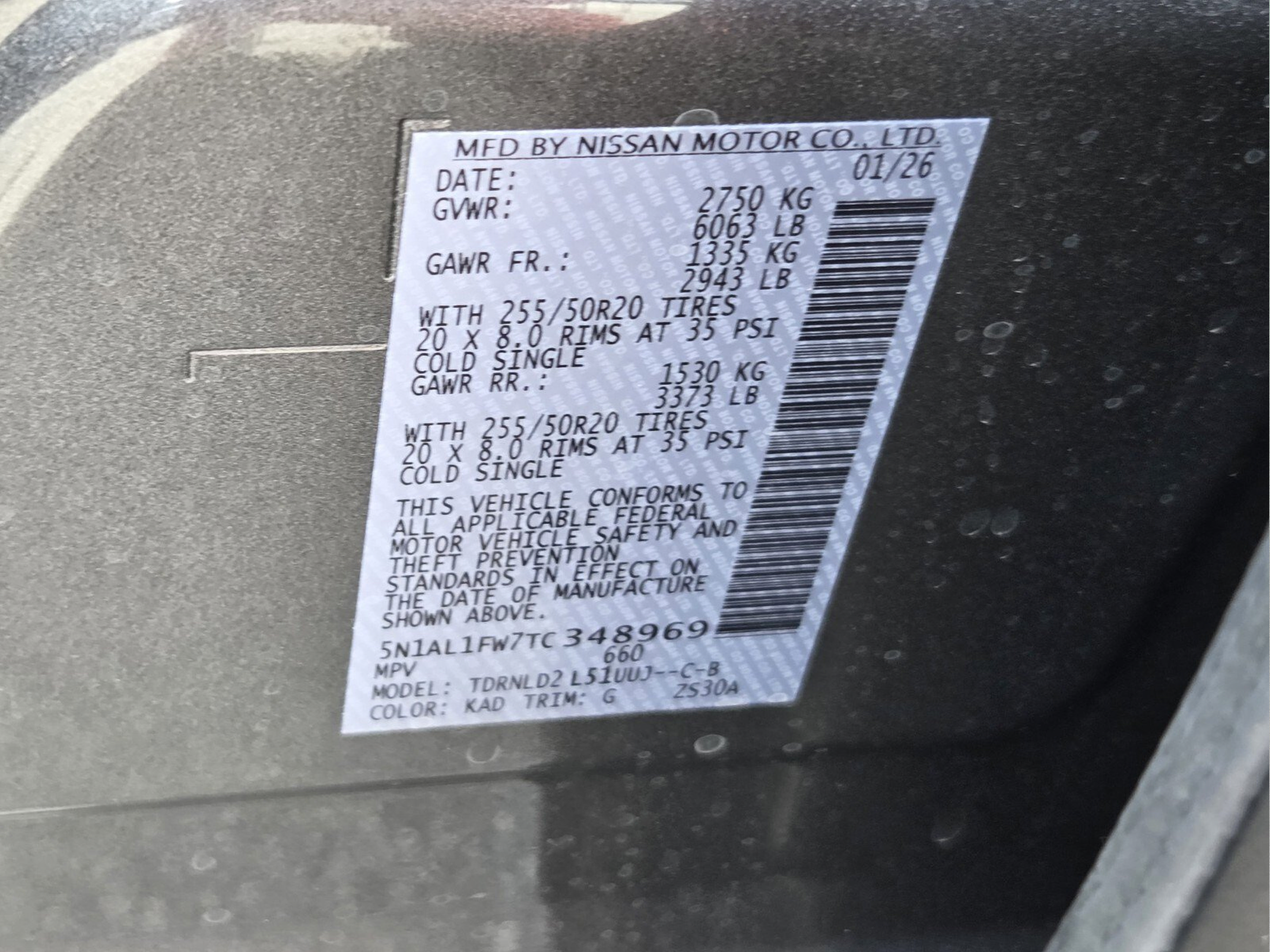 Certified 2026 INFINITI QX60 Sport w/ Dark Cargo Package AWD/4WD image 21