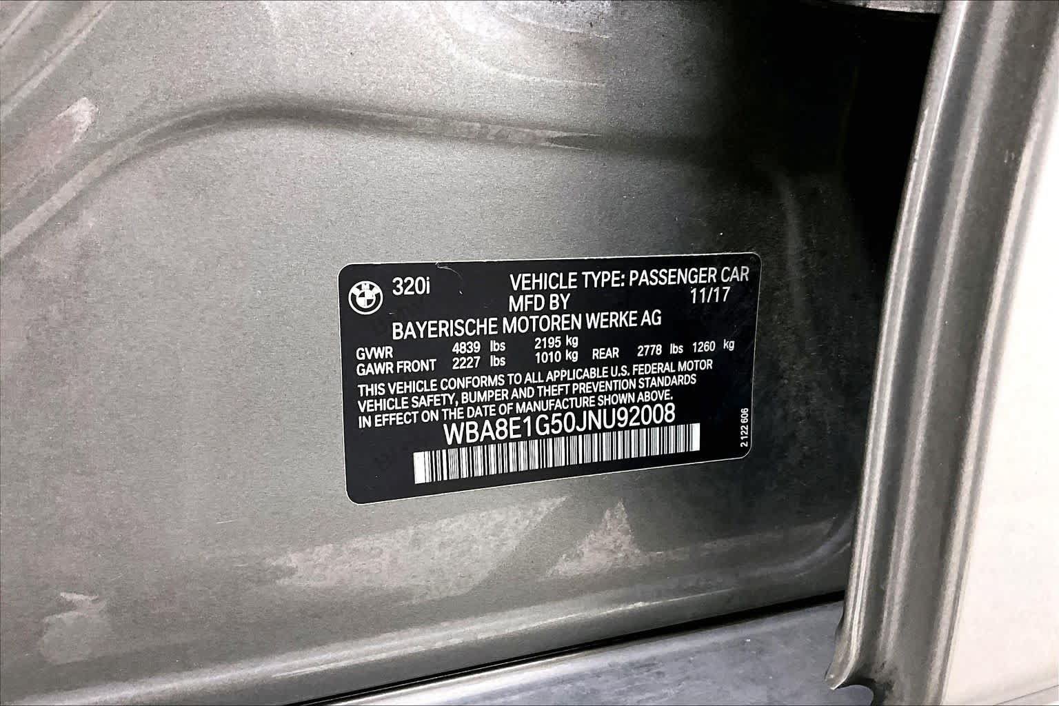 Used 2018 BMW 320i Sedan RWD image 34
