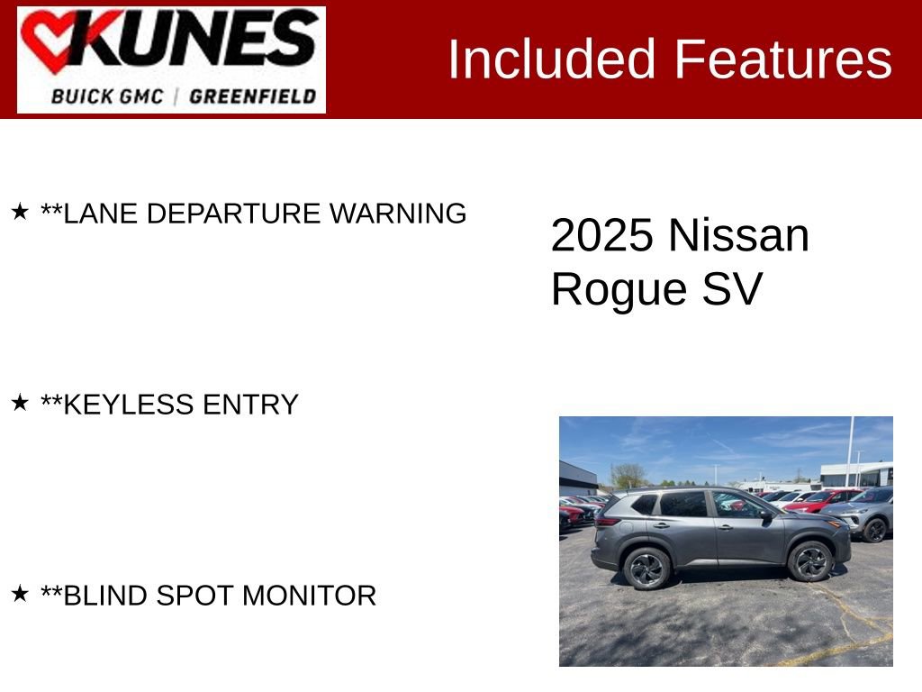 Used 2025 Nissan Rogue SV AWD/4WD image 3