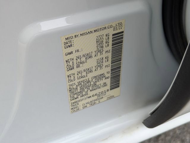 Used 2022 Nissan Frontier SV image 32