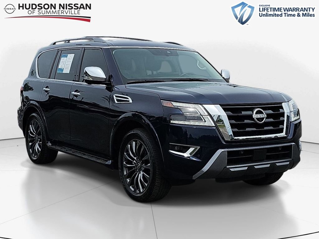 Used 2024 Nissan Armada Platinum w/ Captain's Chairs Package image 1