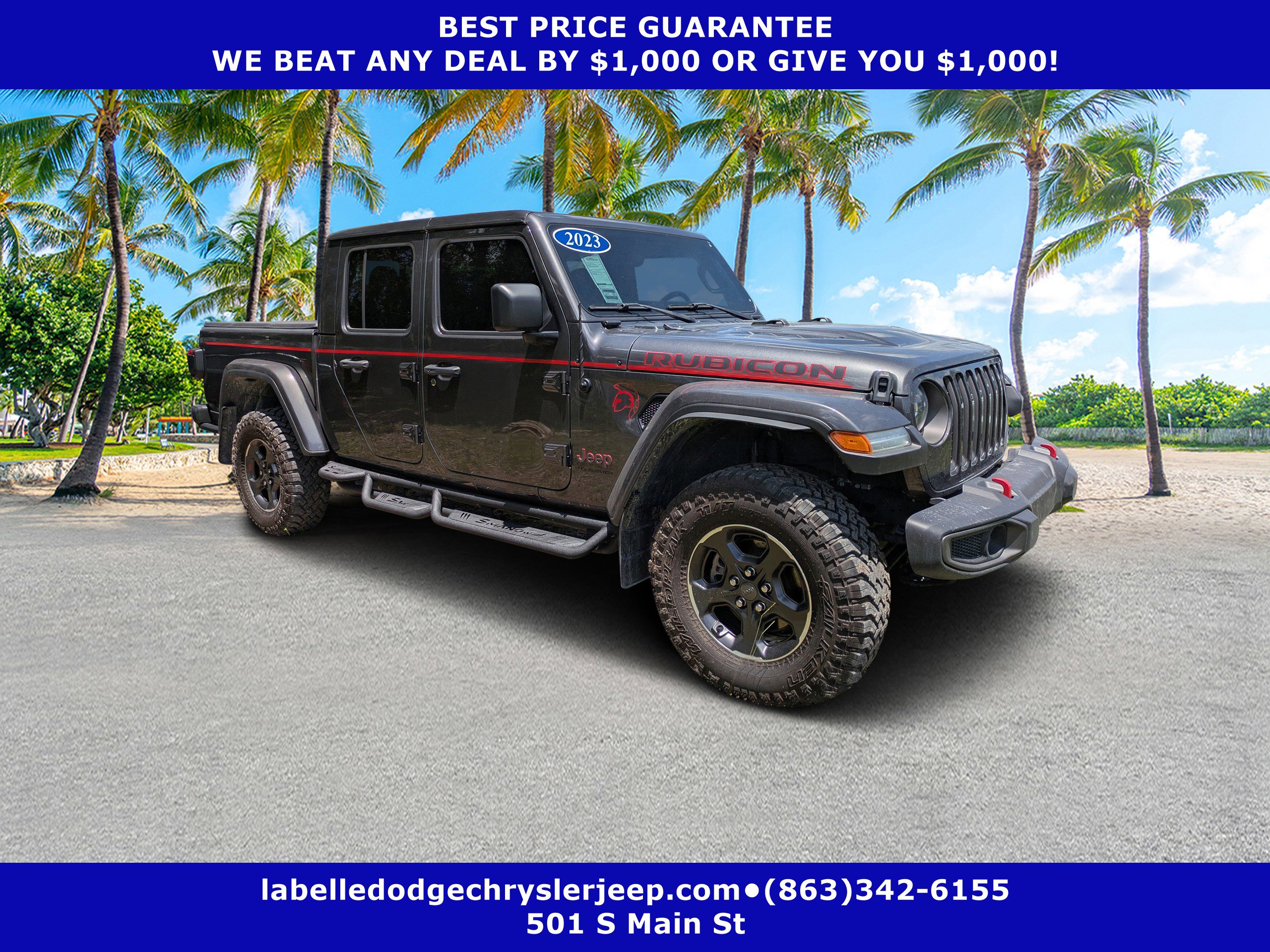 Used 2023 Jeep Gladiator Rubicon w/ LED Lighting Group