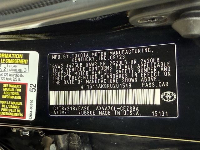 Used 2024 Toyota Camry SE FWD image 32