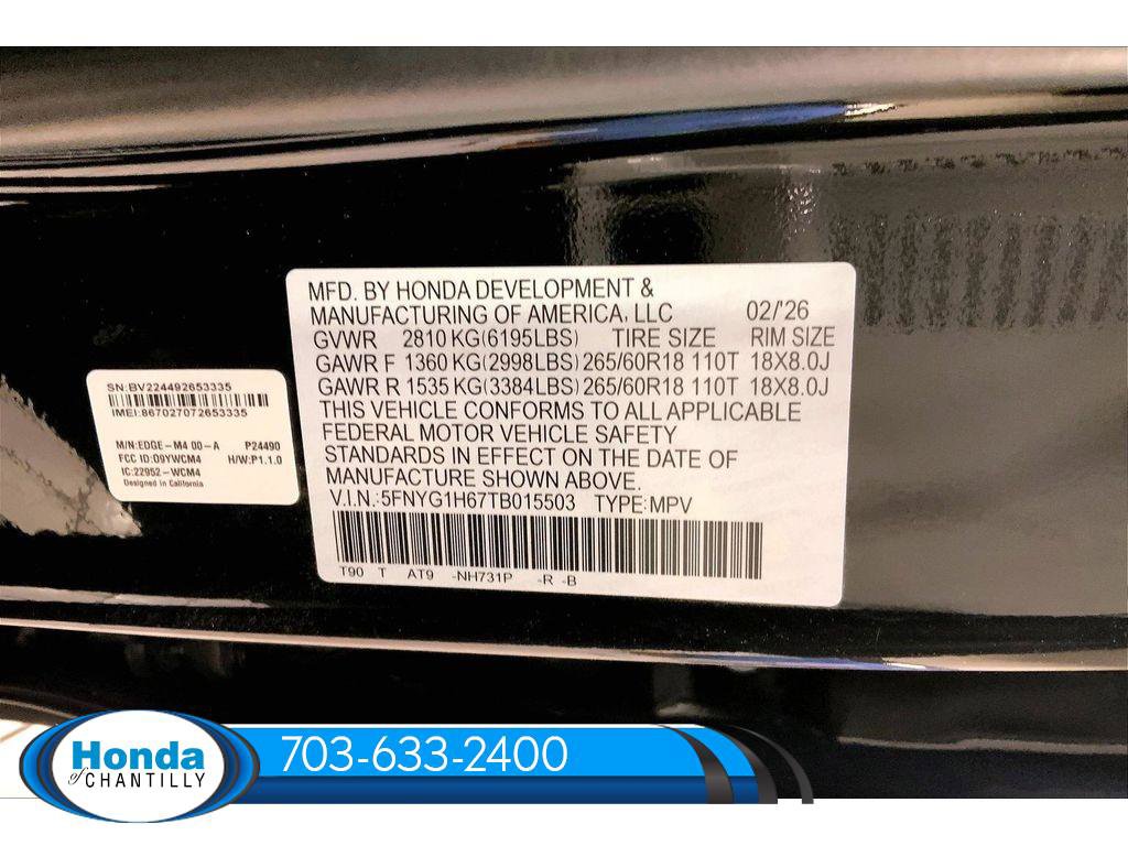 New 2026 Honda Pilot TrailSport image 22