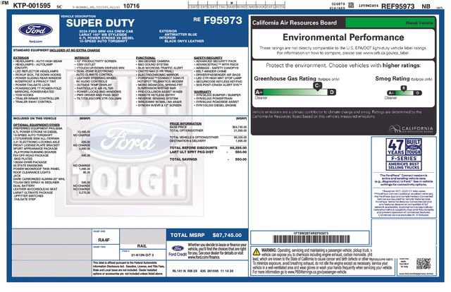 Used 2024 Ford F250 Lariat w/ Lariat Ultimate Package image 15