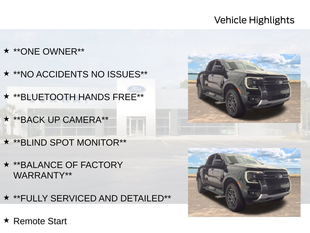 Used 2024 Ford Ranger XLT w/ FX4 Off-Road Package AWD/4WD image 3