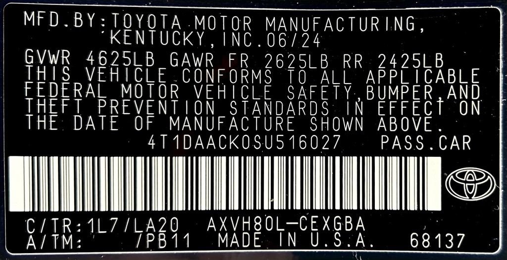Certified 2025 Toyota Camry XLE FWD image 24