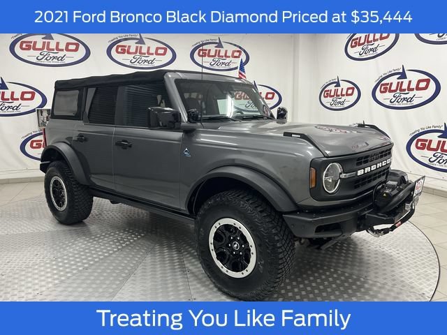 Certified 2021 Ford Bronco Black Diamond w/ Sasquatch Package