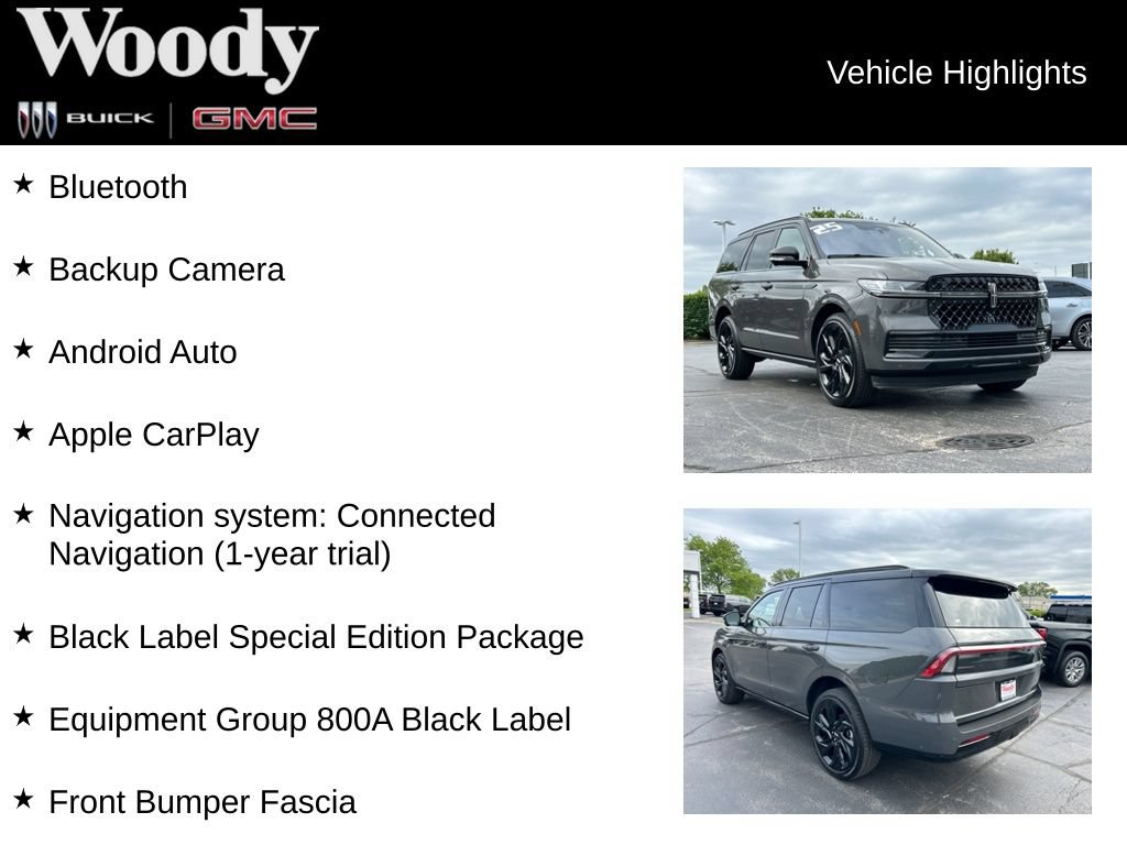 Used 2025 Lincoln Navigator Black Label AWD/4WD image 3