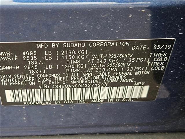 Used 2019 Subaru Outback 2.5i Limited image 26