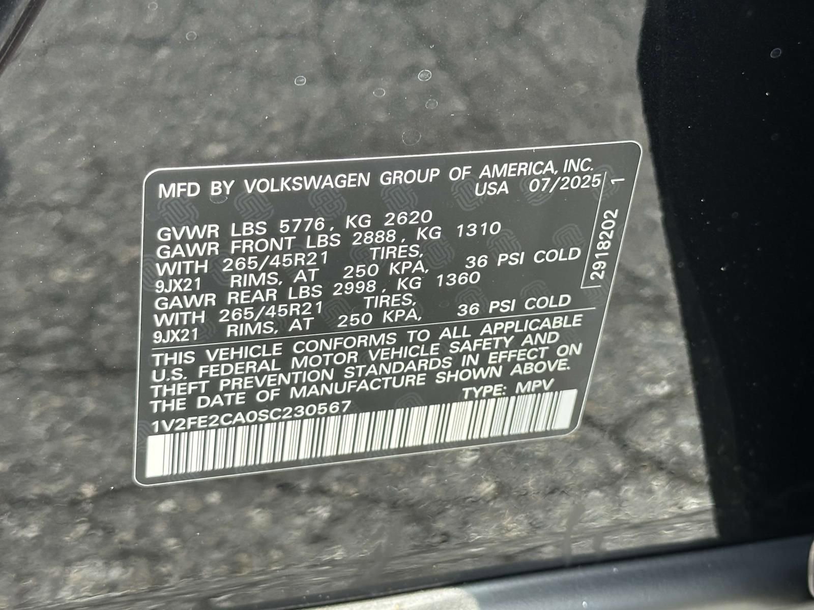 New 2025 Volkswagen Atlas Cross Sport SEL Premium R-Line image 16