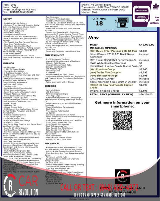 Used 2022 Dodge Durango GT AWD/4WD image 11