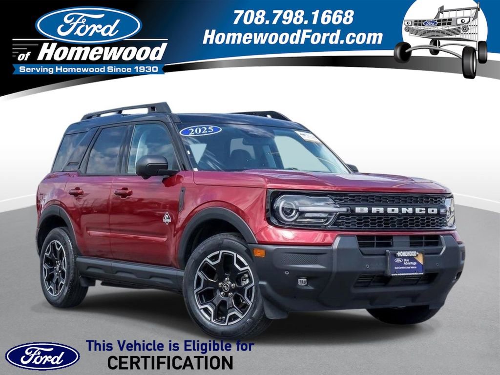 Certified 2025 Ford Bronco Sport Outer Banks w/ Outer Banks Tech Package+