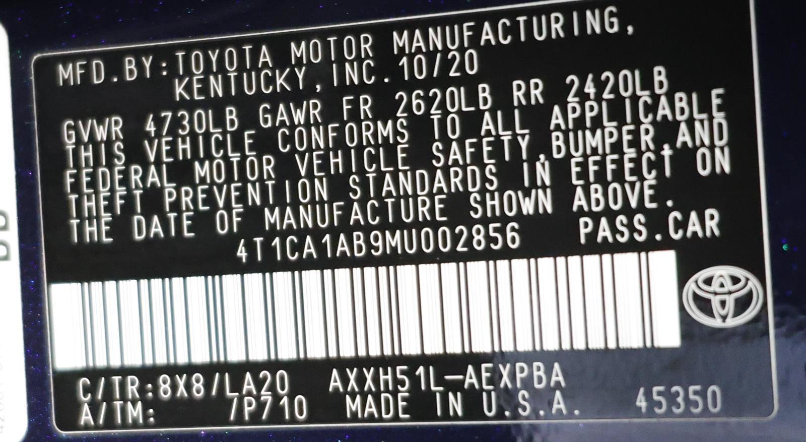 Used 2021 Toyota Avalon Limited FWD image 27