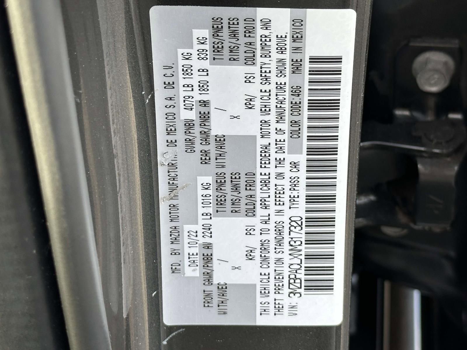 Used 2022 MAZDA MAZDA3 s image 28