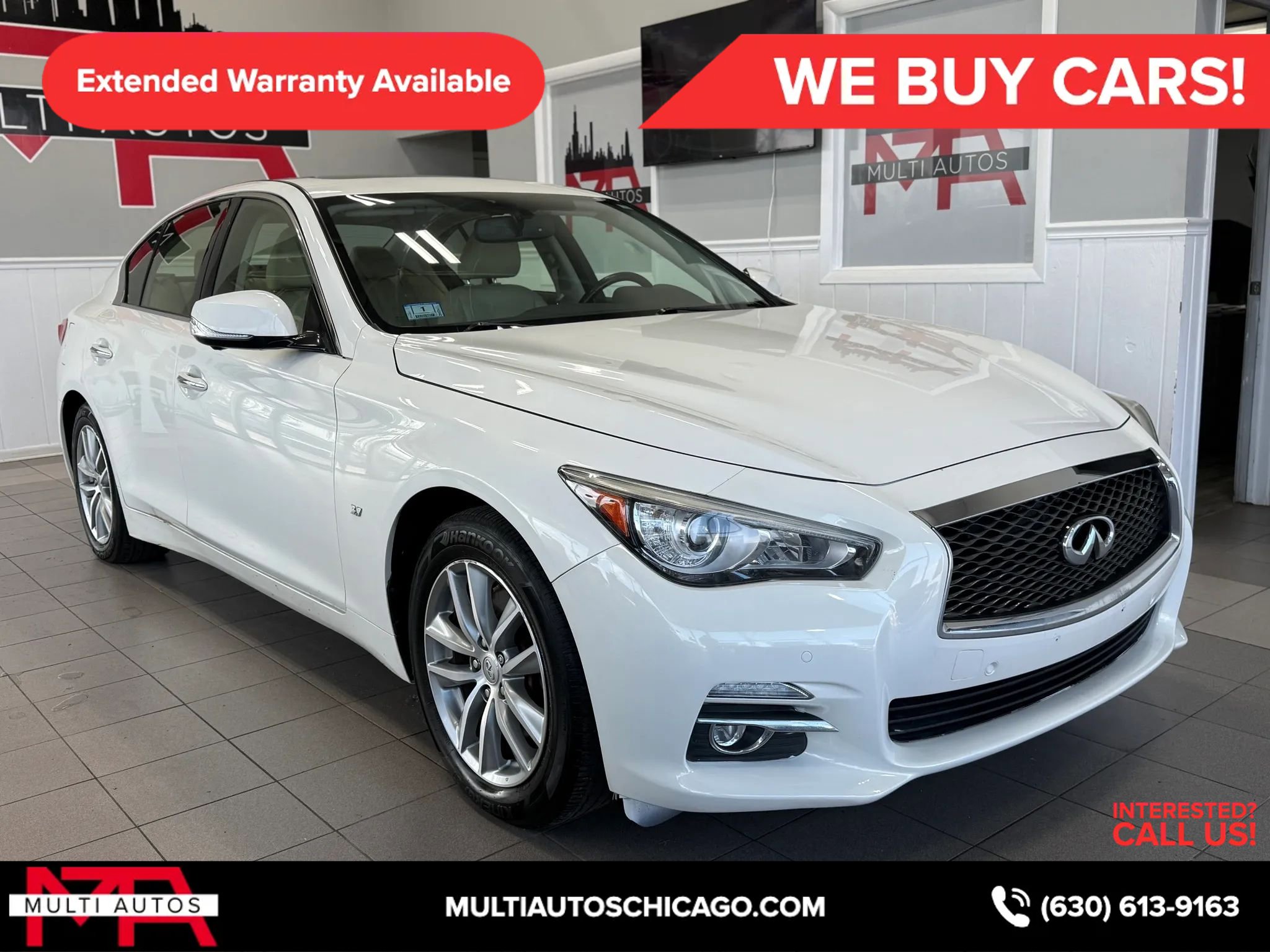 Used 2015 INFINITI Q50 Premium w/ Deluxe Touring Package image 3