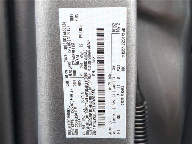 New 2026 Ford F150 STX w/ Equipment Group 200A image 17