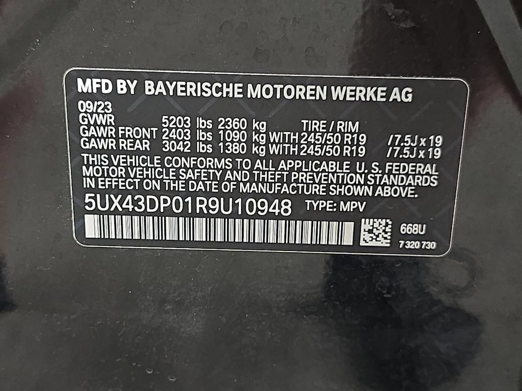 Certified 2024 BMW X3 sDrive30i w/ Convenience Package RWD image 34