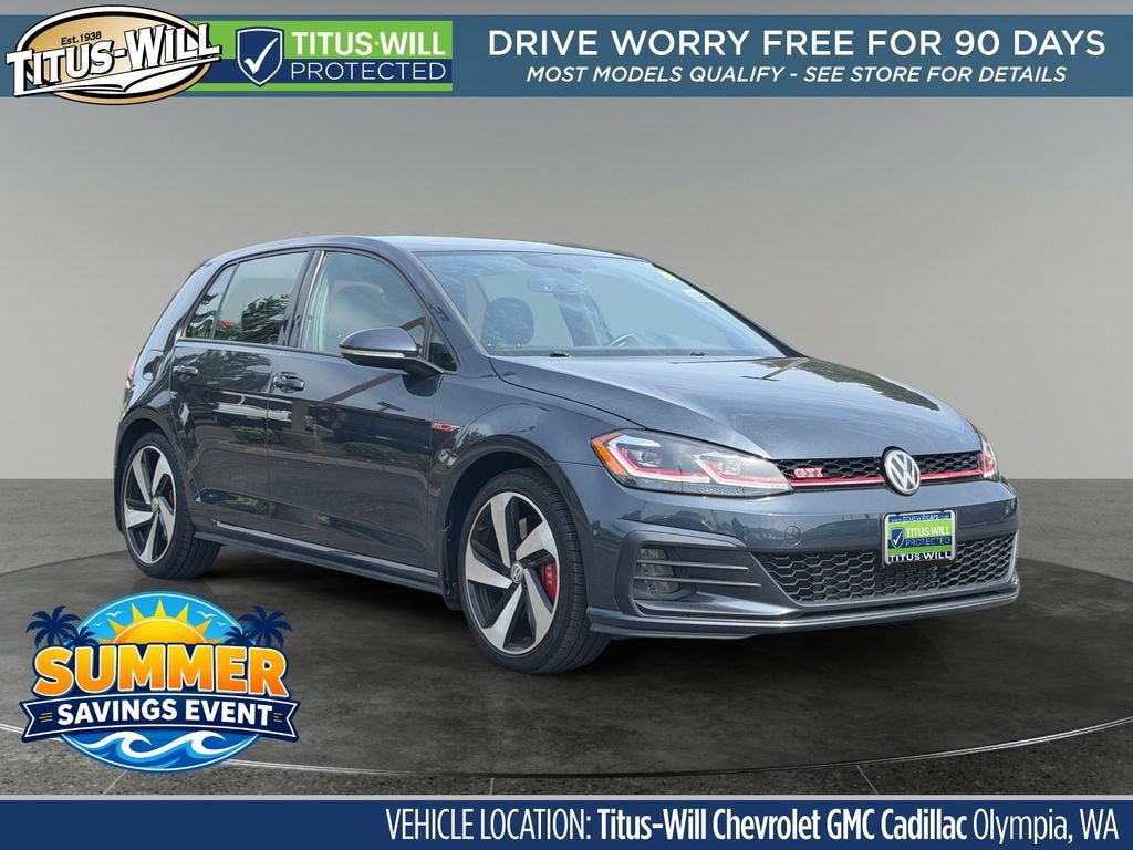 Used 2020 Volkswagen GTI SE FWD image 1