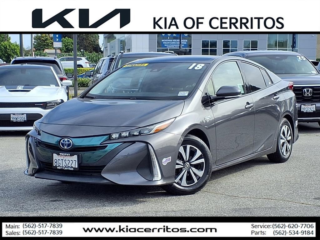 Used 2018 Toyota Prius Prime Plus w/ Carpet Mat Package FWD image 1