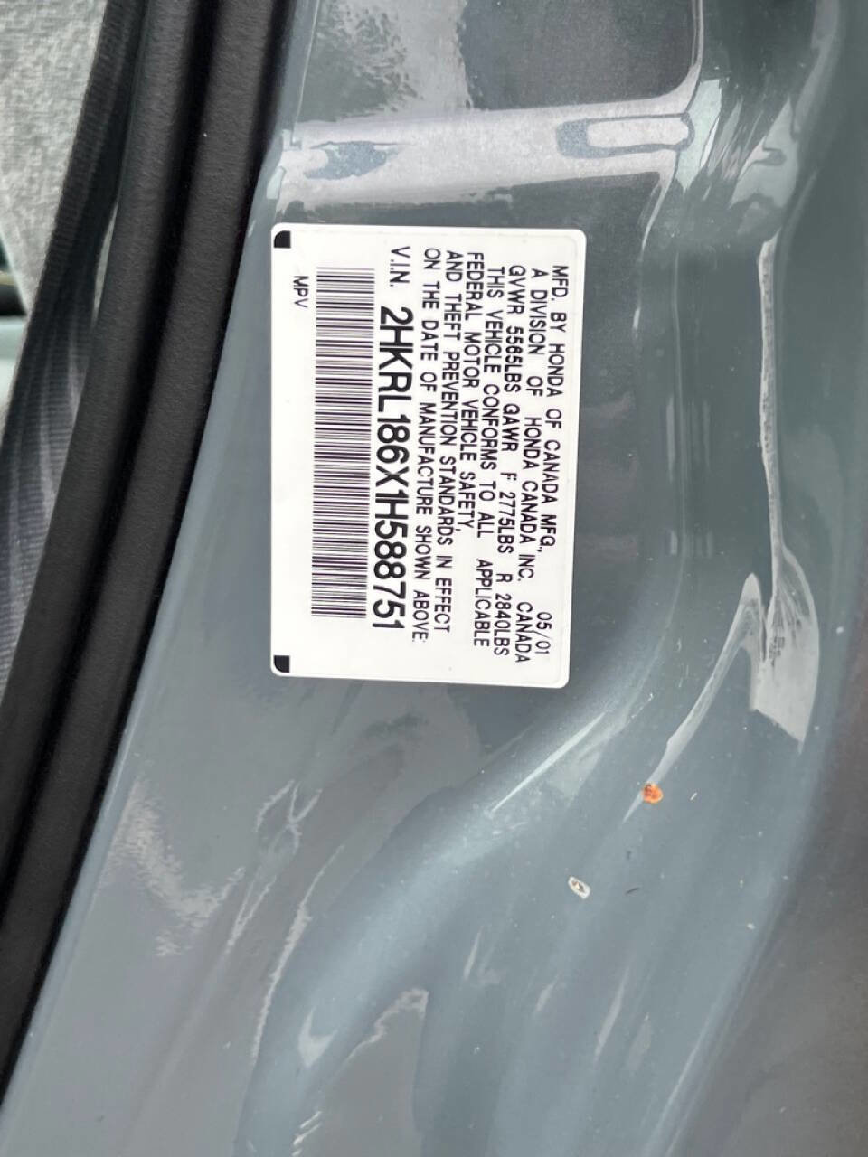 Used 2001 Honda Odyssey EX image 14