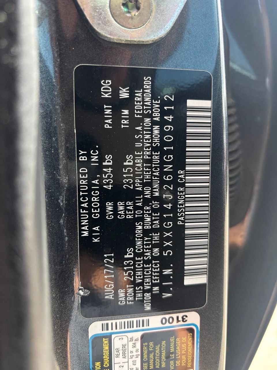 Used 2022 Kia K5 LXS FWD image 7