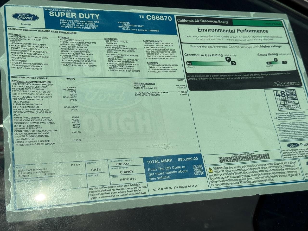 New 2026 Ford F350 Lariat w/ Lariat Ultimate Package image 23