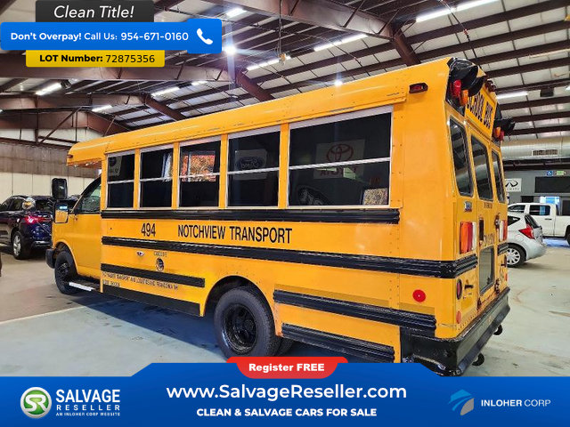 Used 2013 Chevrolet Express 3500 Extended w/ School Bus Package RWD image 4