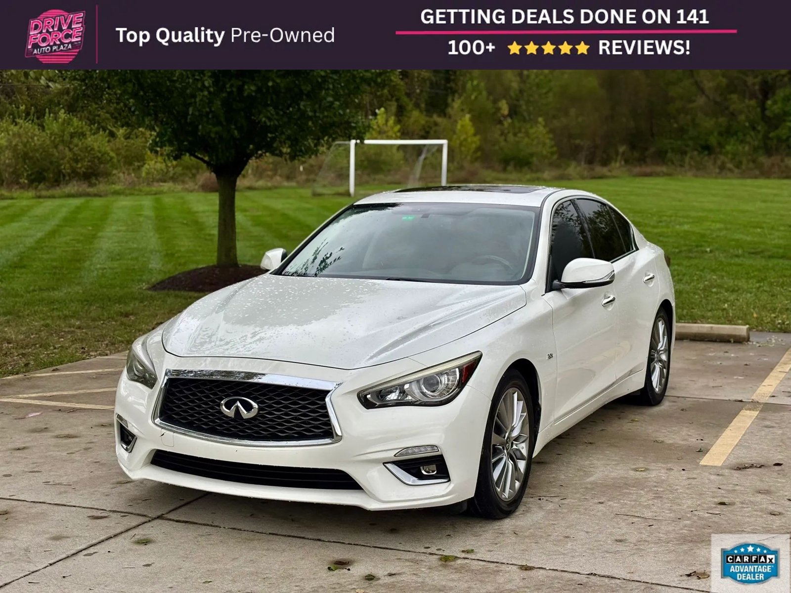 Used 2018 INFINITI Q50 Luxe RWD image 1