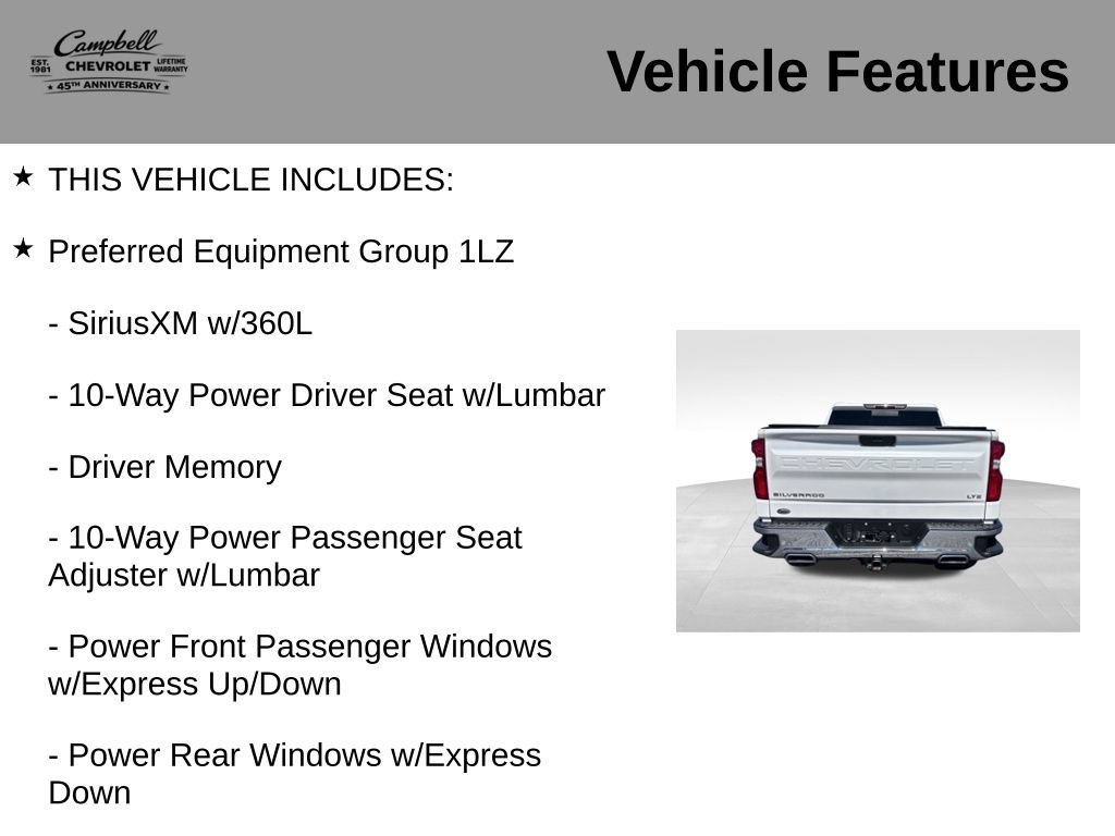 Used 2021 Chevrolet Silverado 1500 LTZ w/ LTZ Premium Package AWD/4WD image 5