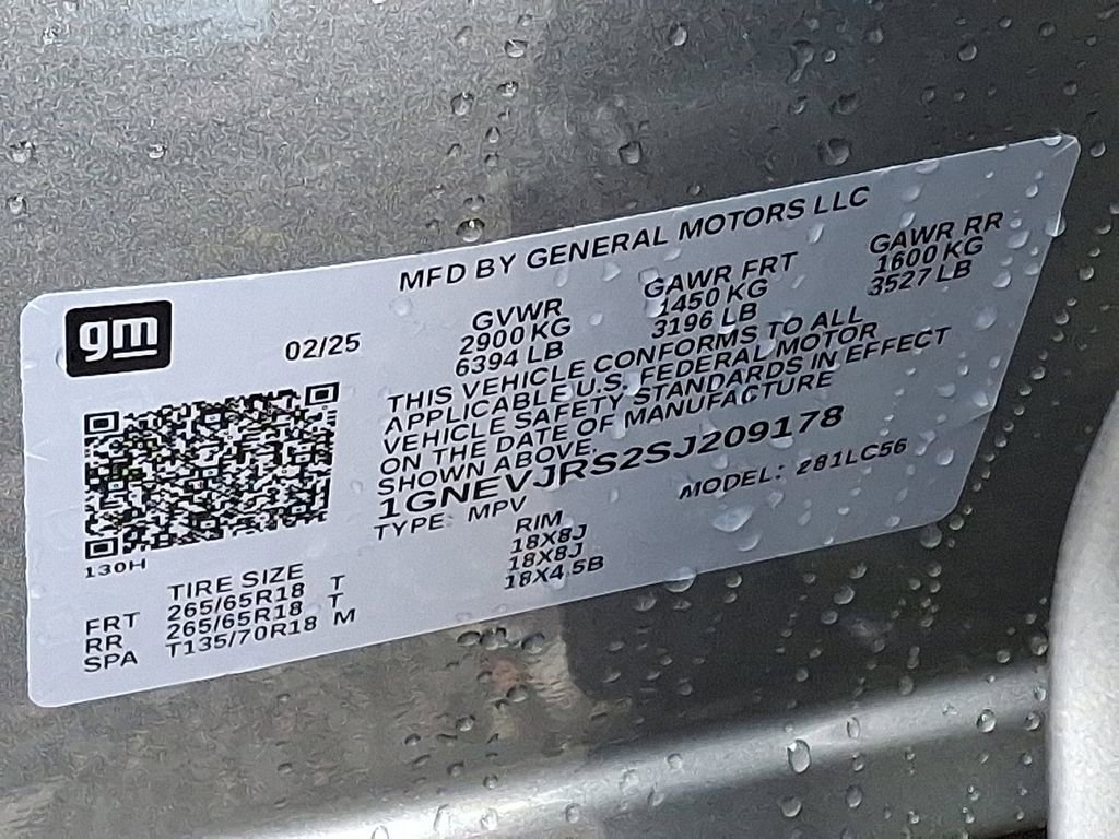 Used 2025 Chevrolet Traverse Z71 w/ Driver Confidence Package image 26