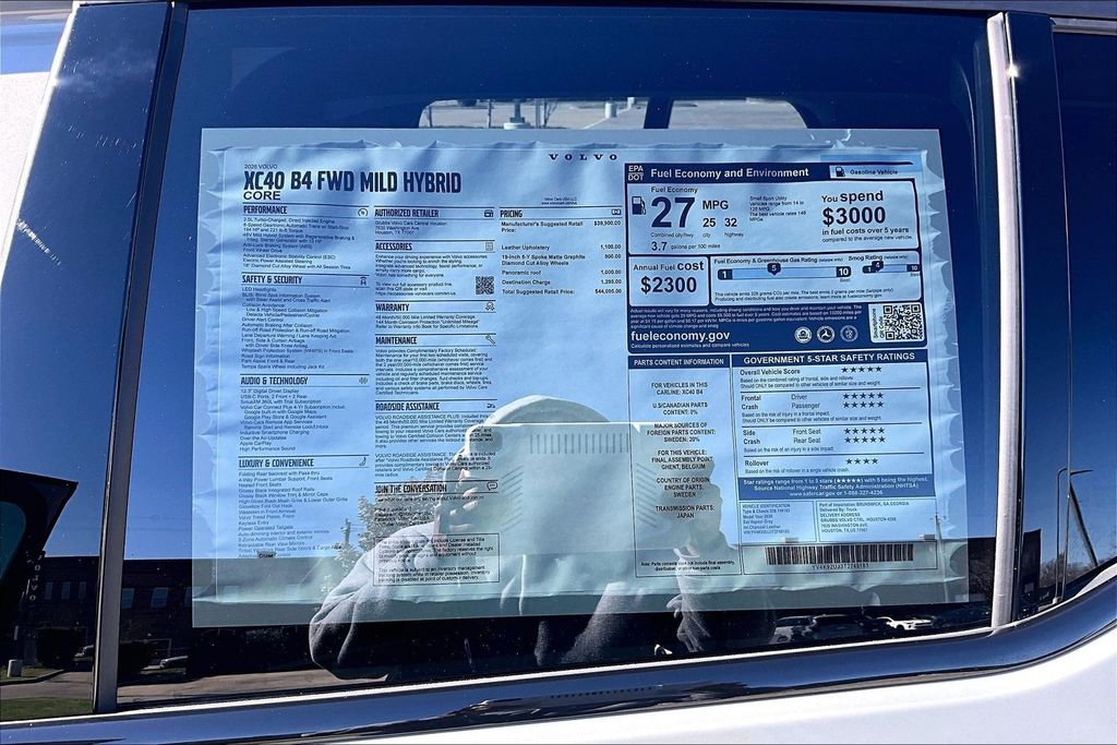 New 2026 Volvo XC40 B4 Core image 46