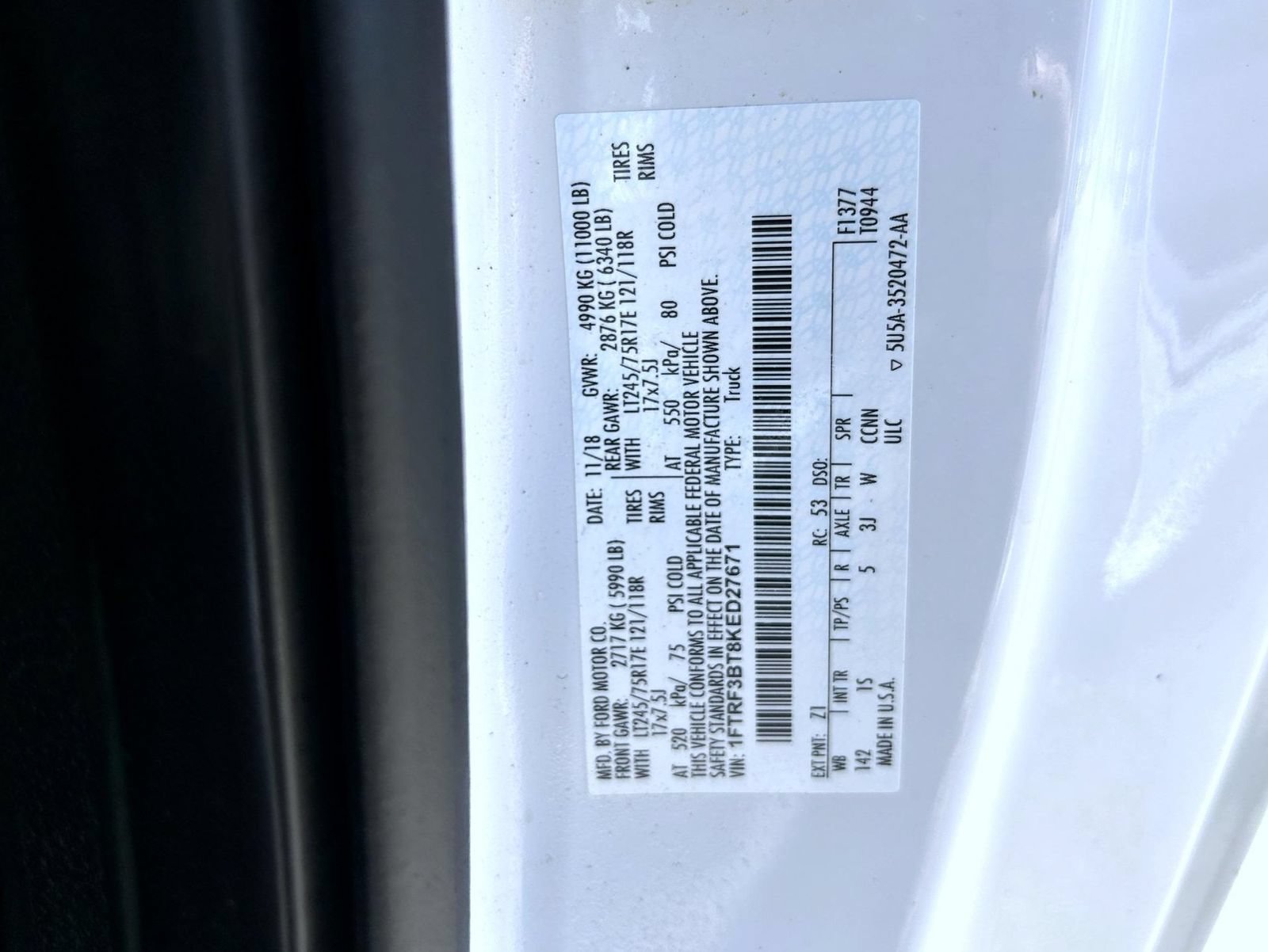 Used 2019 Ford F350 XL w/ XL Value Package AWD/4WD image 21