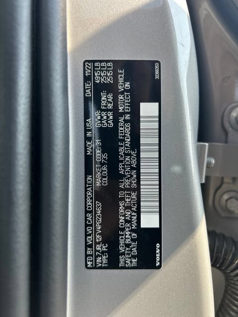 Certified 2023 Volvo S60 B5 Core w/ Climate Package FWD image 28