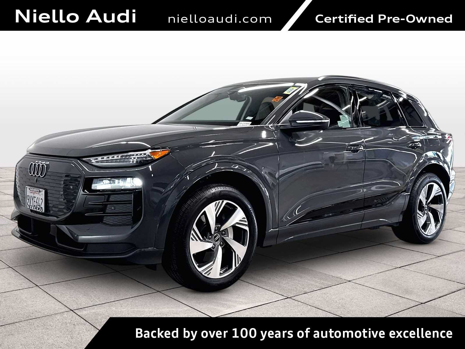Certified 2025 Audi Q6 e-tron Premium Plus w/ Premium Plus